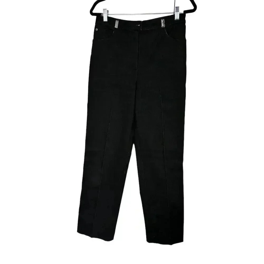 St. John Sport by Marie Gray Women's Black Dress Pants Size 10